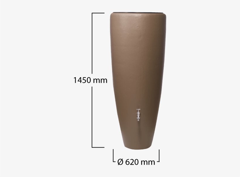 2in1 Water Tank With Plant Cup Taupe - Vase, transparent png