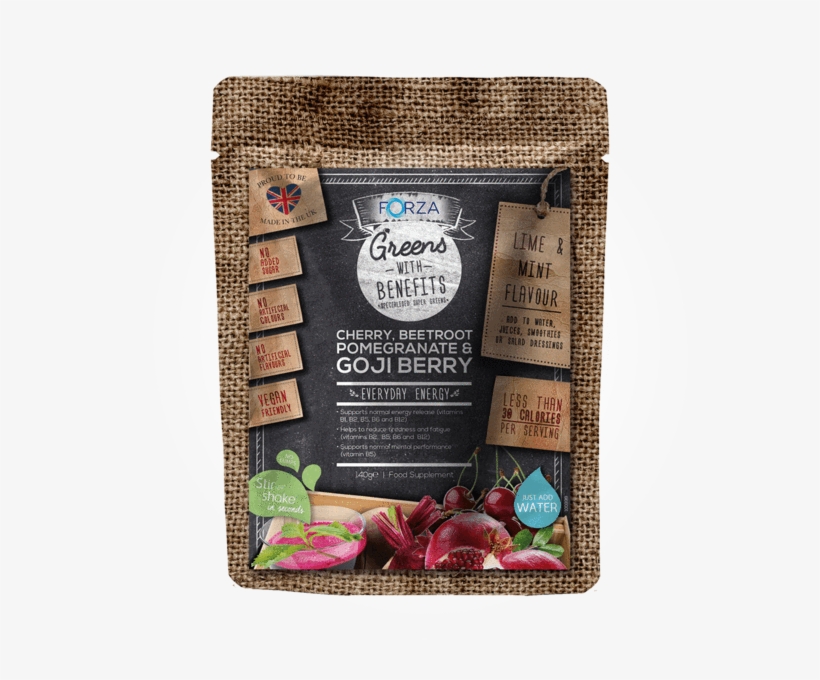 Forza Greens With Benefits - Greens With Benefits - Everyday Energy Powder (140g), transparent png