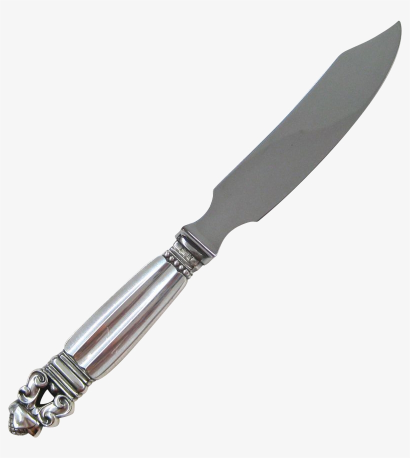 Jensen Sterling And Stainless Steel Cheese Knife Chris Dobey