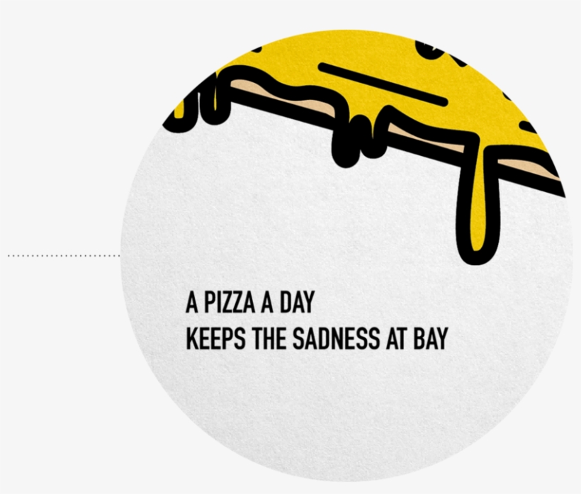 Pizzacloseup Lines3 - Food, transparent png