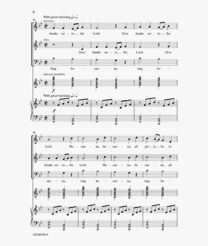 Give Thanks Unto The Lord Thumbnail - Can It Be Dan Forrest, transparent png