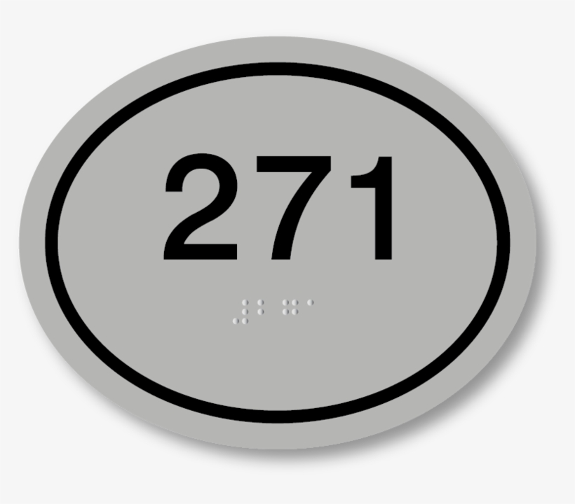 Oval Room Number - Circle, transparent png