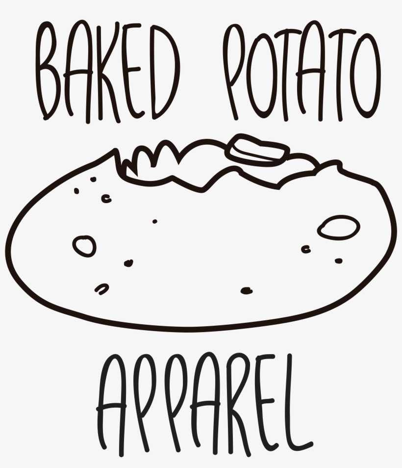 Baked Potato Apparel - Baked Potato, transparent png