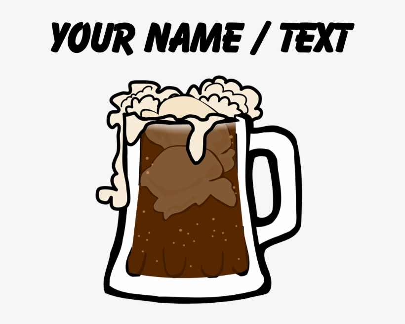 Custom Root Beer Float Sports Water Bottle - Woman Bending Over Silhouette, transparent png