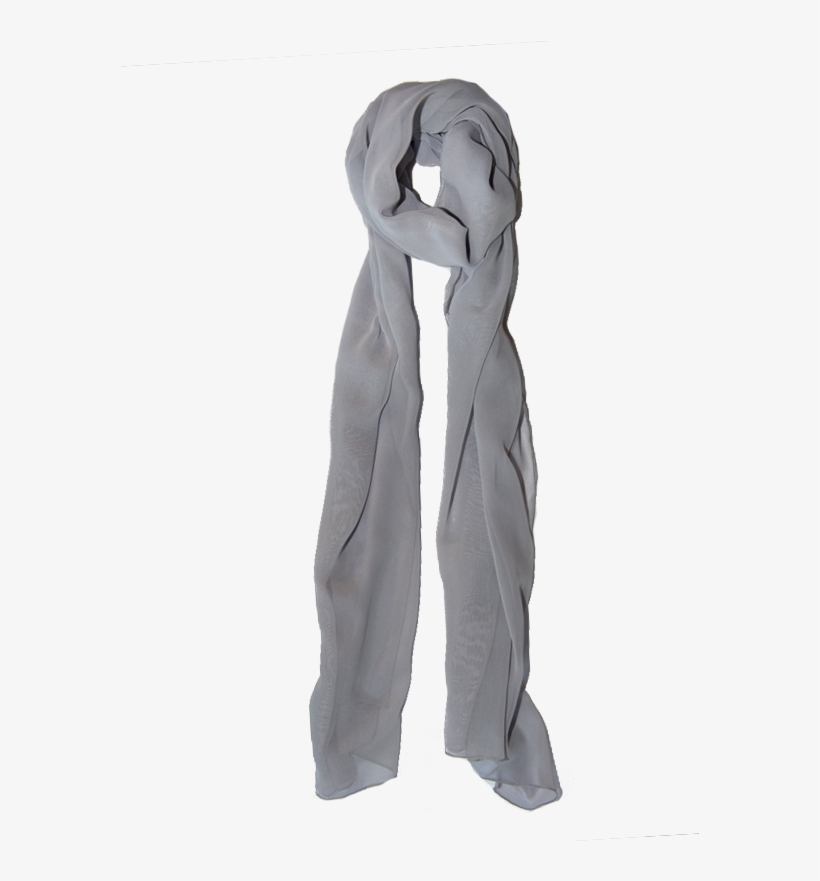 Chiffon - Grey Hijab Png, transparent png