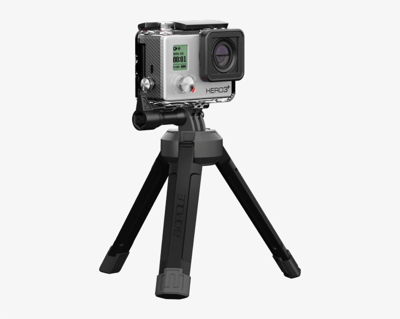 Bi Directional Compact Tripod For Gopro Gopole 15 Videoguys - Gopole Base - Bi Directional Compact Tripod, transparent png