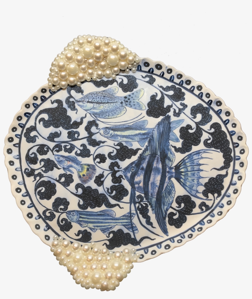 Vipoo Srivilasa Good Luck Plate I - Fishplate, transparent png