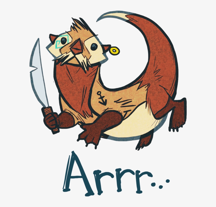 File History - Pirate Otter, transparent png