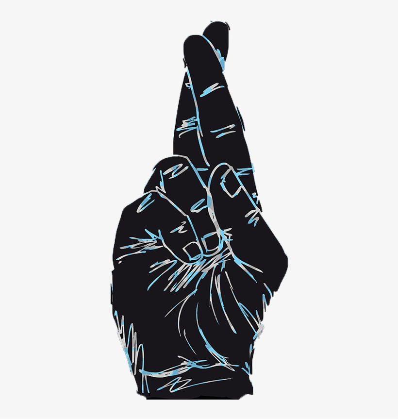 Good Luck Hand Signal - Language - 491x800 PNG Download - PNGkit