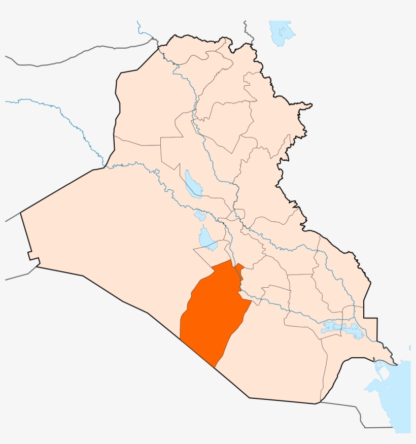 محافظة النجف الاشرف على الخريطه, transparent png