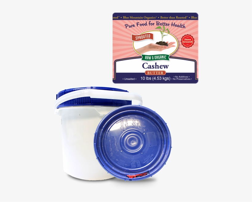 Cashew Butter Bulk, Sprouted, Organic - Paleo Organic Raw Sprouted Pecan Butter 8 Oz. Jar -, transparent png