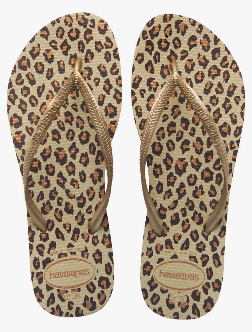 Havaianas Slim Animals Sandal In Sand Grey - Havaianas Sang Grey Slim Animals Womens Flip Flop, transparent png