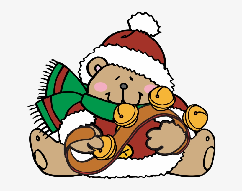 String Of Christmas Clip Art Library Bell - Free Christmas Clip Art Free, transparent png