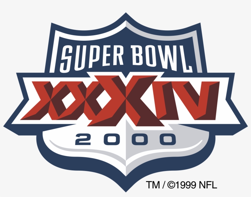 Super Bowl 2000 Logo Png Transparent - Men's Super Bowl Xxxiv Leather Jacket, transparent png