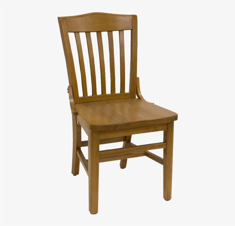 Wooden Chair Png - American Tables And Seating Vertical Slat Back Solid, transparent png