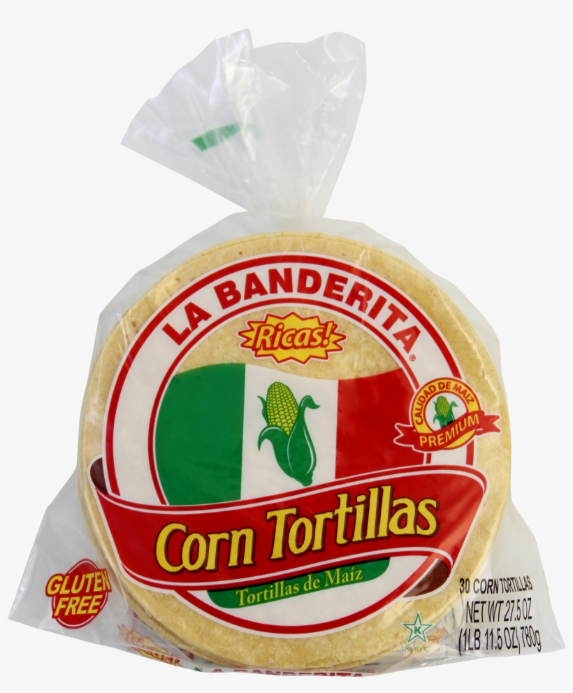 Yellow Corn Tortillas - La Banderita Corn Tortillas, transparent png
