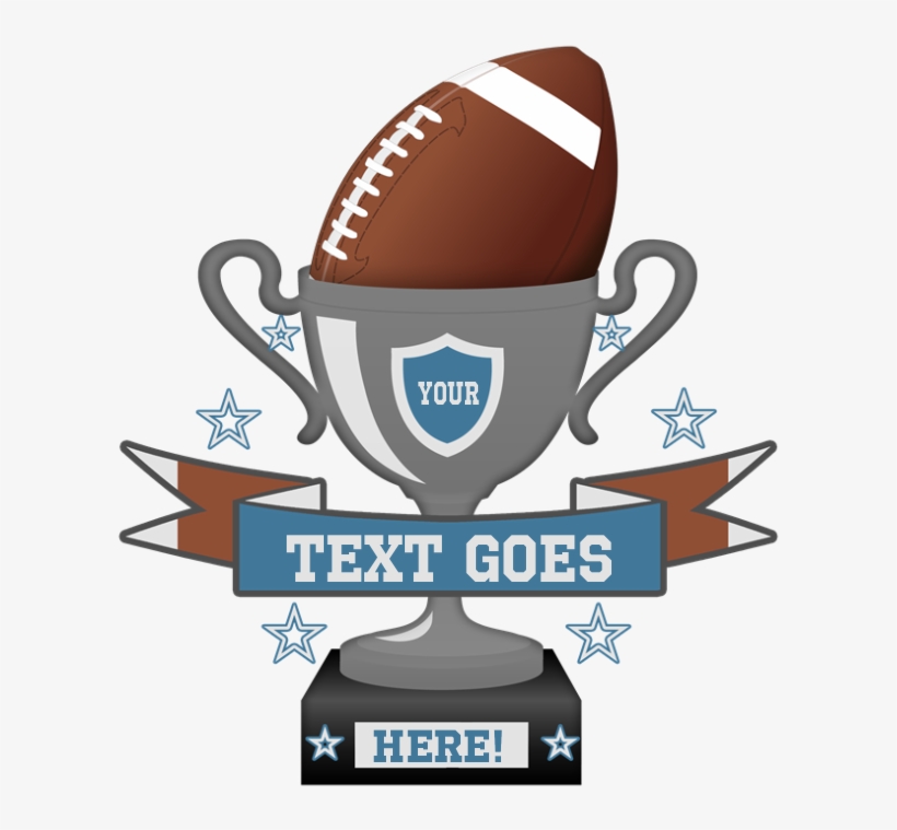 Favorite - Personalized Football Trophy Travel Mug, transparent png