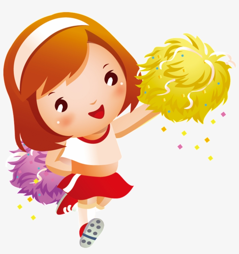 Beautiful Children S Day Children S Day Png - 啦啦隊 彩 球 卡通, transparent png