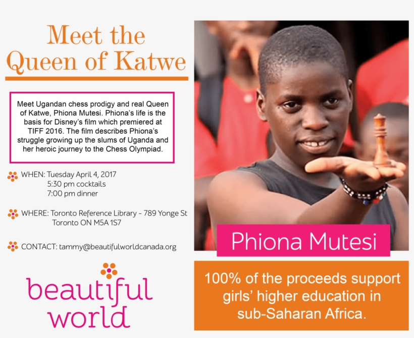 Tuesday April 4, 2017 L Make Your Move - Phiona Queen Of Katwe, transparent png