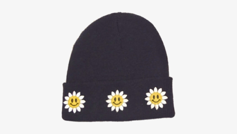 Aesthetic Tumblr Beanie Vintage Moodboard Flowers Happy