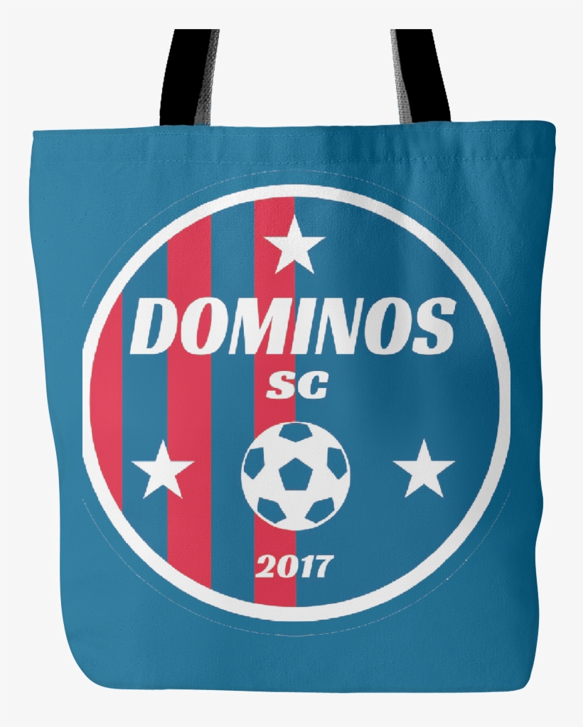 Dominos Soccer Club 18" X 18" Fabric Tote Bag - Tote Bag, transparent png