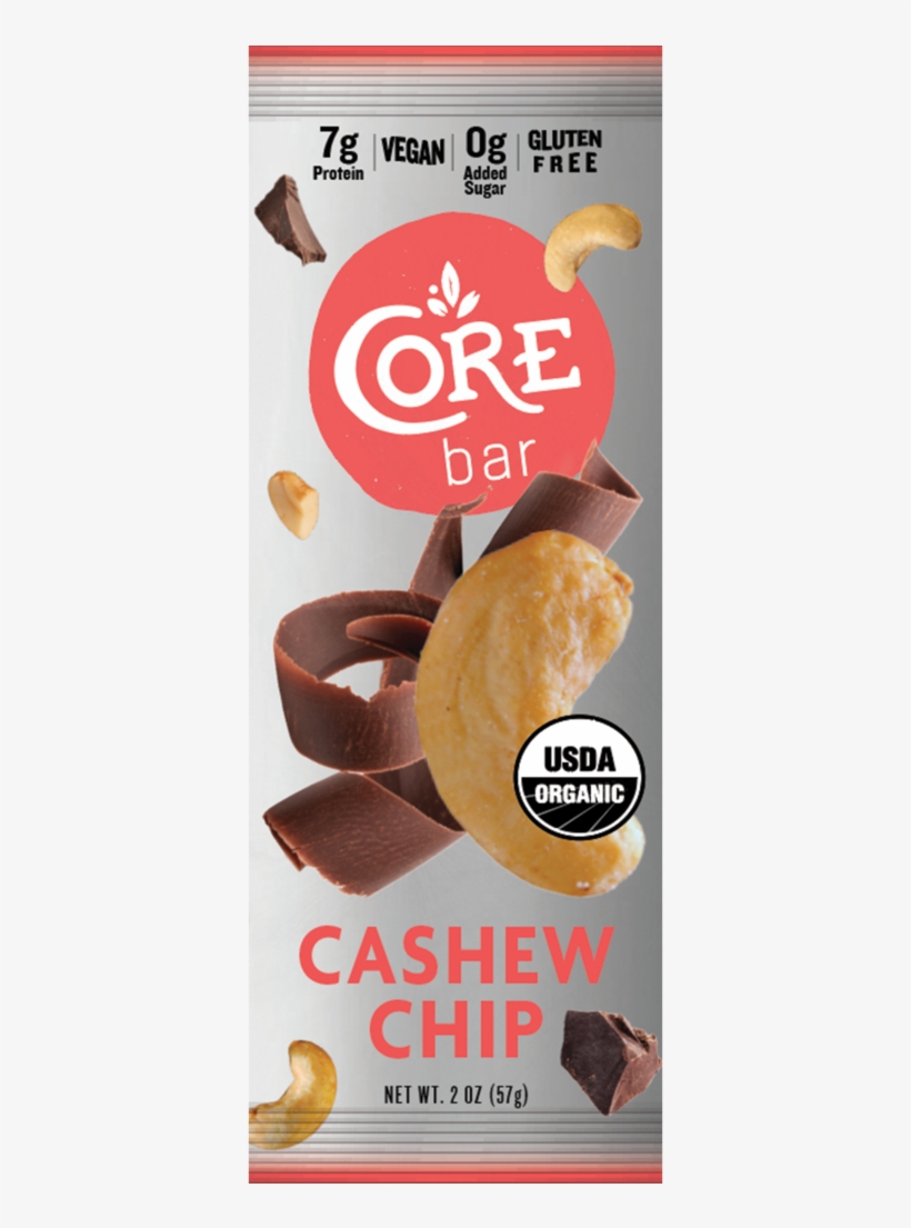 Core Bar Cashew Chip - Core Warrior Raw Cashew Cacao - 10 Pack, transparent png