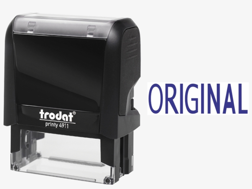 Trodat® Printy 4911 Self-inking Message Stamp Original - Trodat Return Address Stamp, transparent png