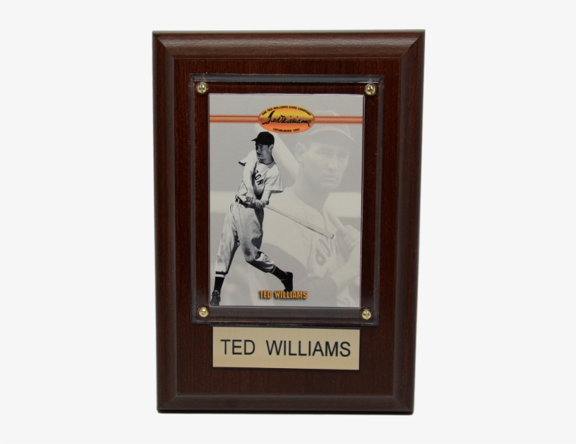 Ted Williams 4" X 6" Boston Red Sox Player Plaque - C&i Collectibles Mlb 8"x10" Ted Williams Boston, transparent png