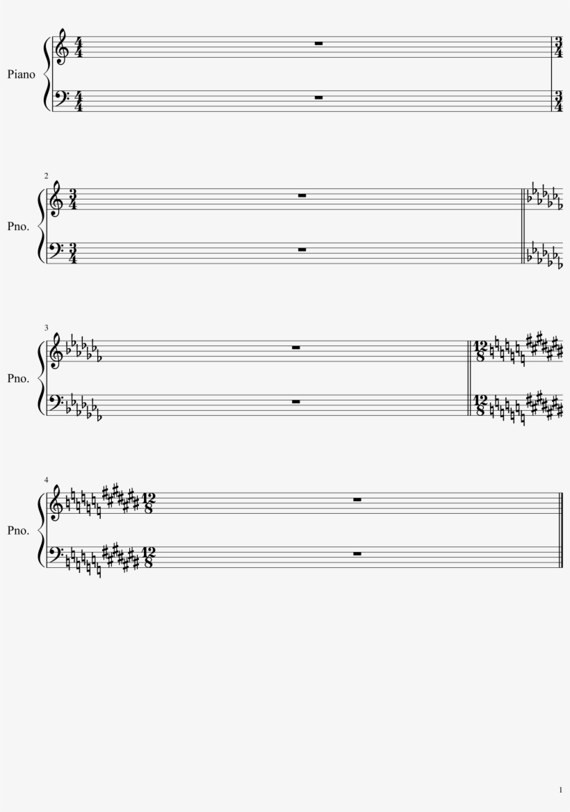Distance Between Symbols At Line Break - Piano, transparent png