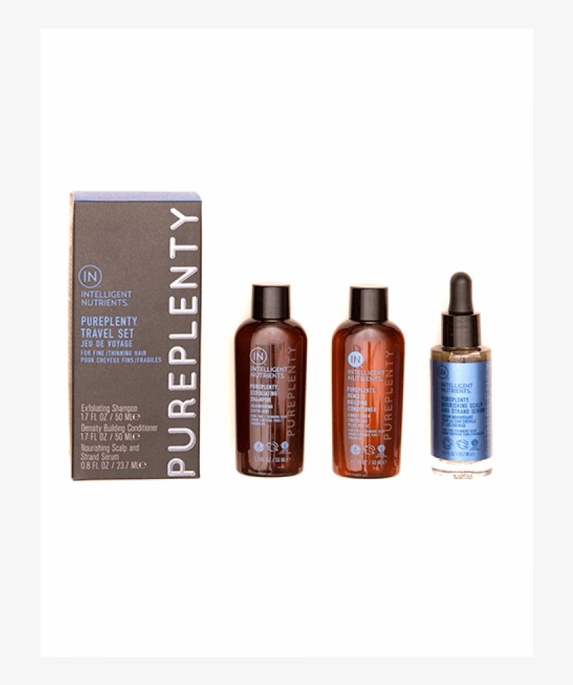 Travel Pureplenty® Regimen For Fine/thinning Hair - Intelligent Nutrients Pureserve Travel Set, transparent png