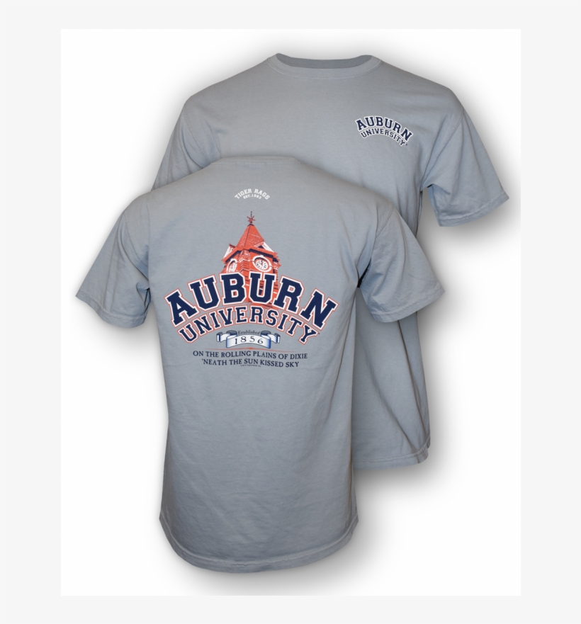 Granite Auburn Clock Tower Comfort Colors T Shirt - Comfort Colors, transparent png