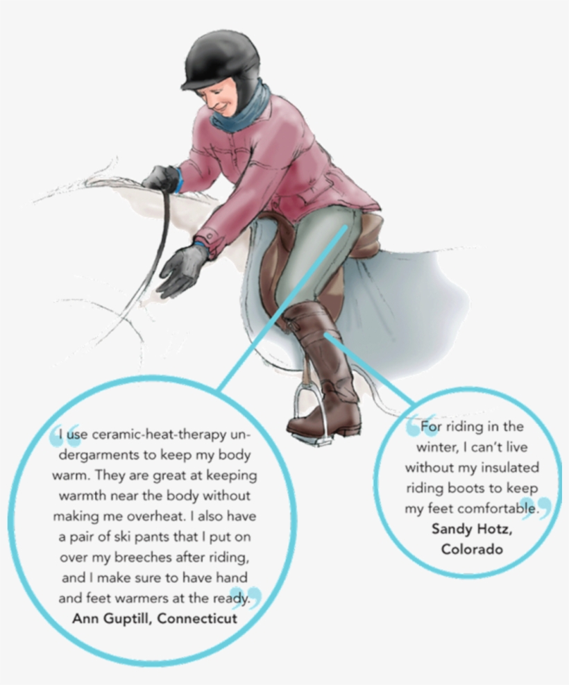 Dt 02 Horse Rider Winter Gear - Illustration, transparent png