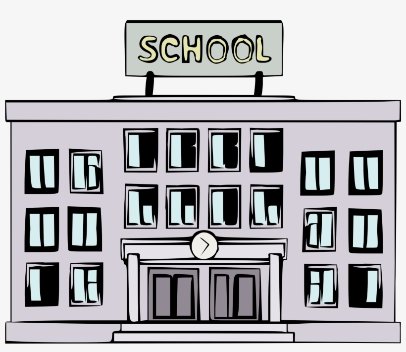 Grammar School West Moor Color Cartoon - Clip Art, transparent png