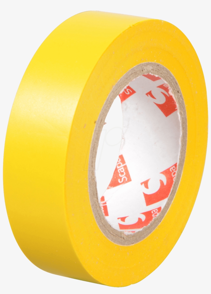 Vde Insulating Tape, 10 M, Width - Vde-isolierband, 10 M, Breite: 15 Mm, Gelb - Isoband, transparent png