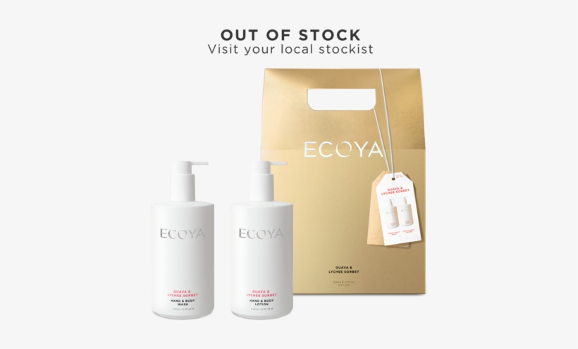 Guava & Lychee Sorbet Bodycare Set, transparent png