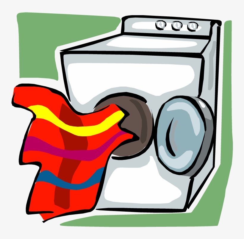 Clothes Dryer Clipart - Dryer Clipart, transparent png