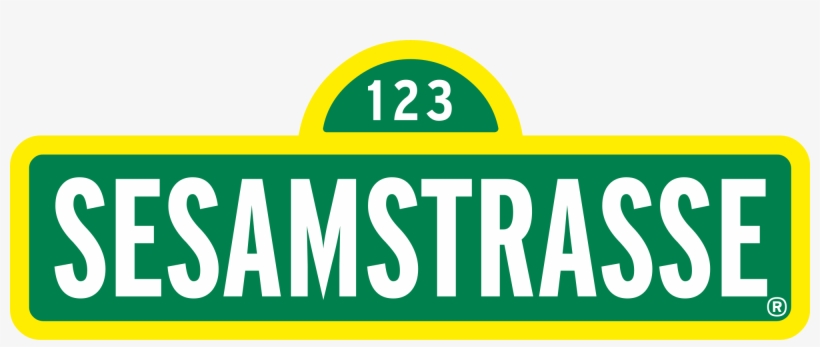 Sesamstrasse Logo - Svg - 123 Sesame Street Sign, transparent png