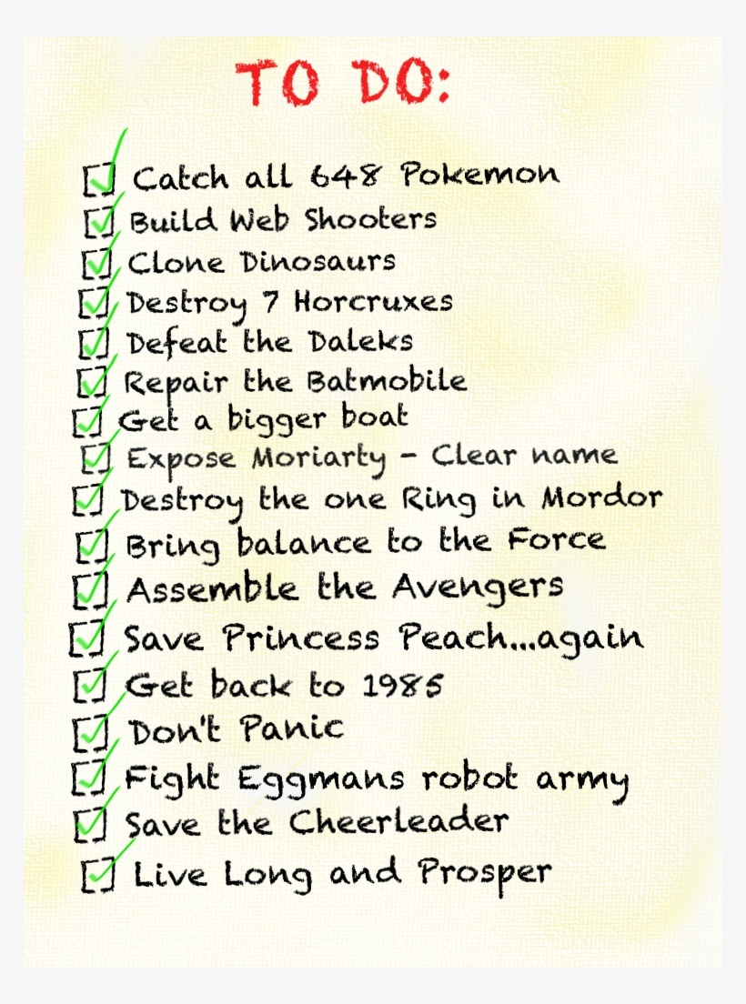Image - Epic To Do List, transparent png