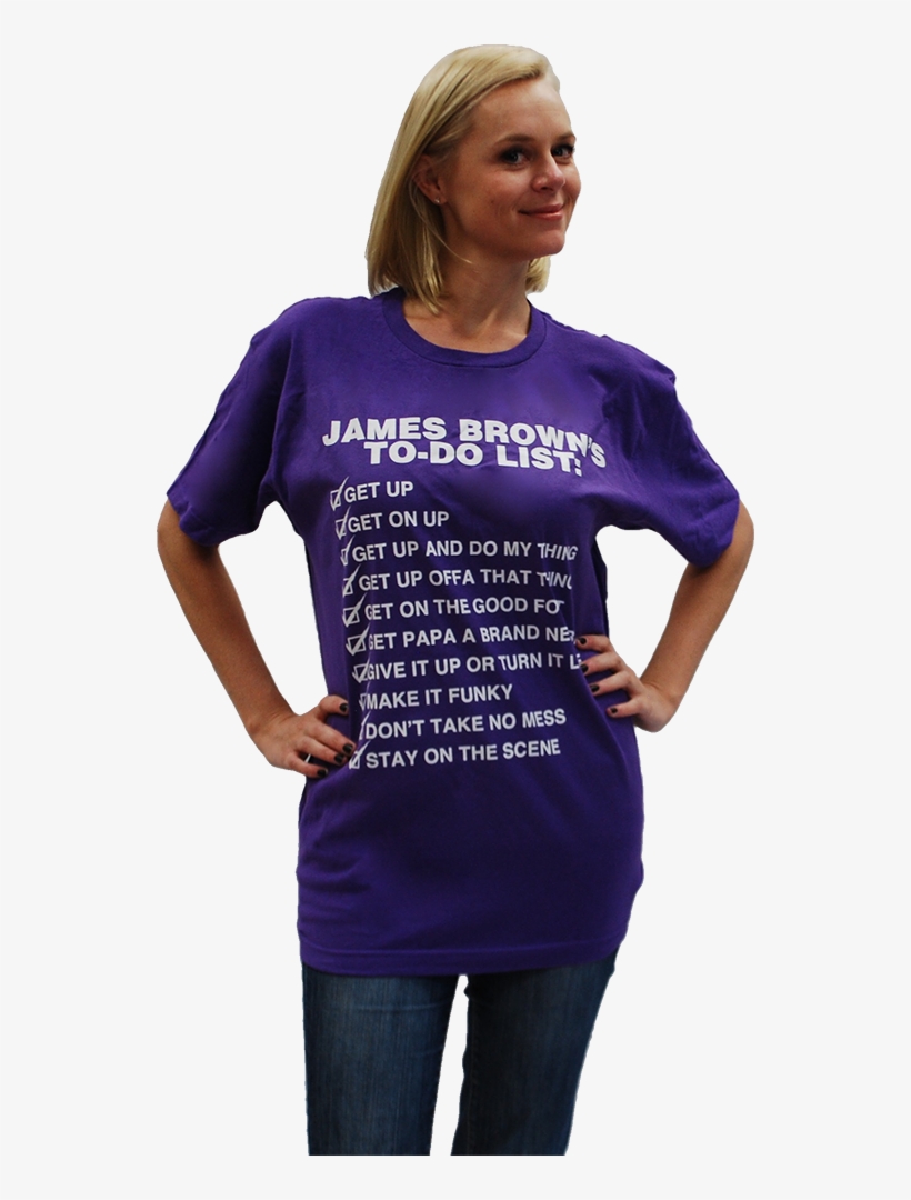 James Brown "to Do List" T-shirt - James Brown To Do List T シャツ, transparent png