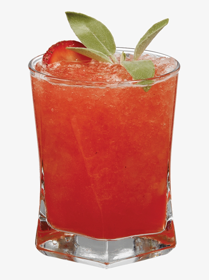 Strawberry Bramble - Strawberry Daiquiri On The Rocks, transparent png