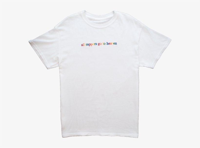 "all Rappers Go To Heaven" White T-shirt - A Bathing Ape, transparent png