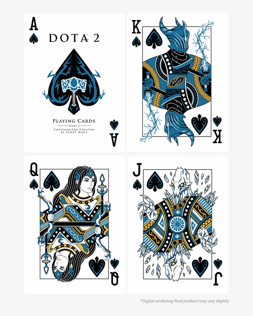 Dota 2 Playing Cards Series - Cards, transparent png