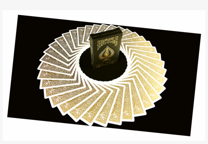Bicycle Metalluxe Gold Playing Cards Limited Edition - Bicycle Cards, transparent png