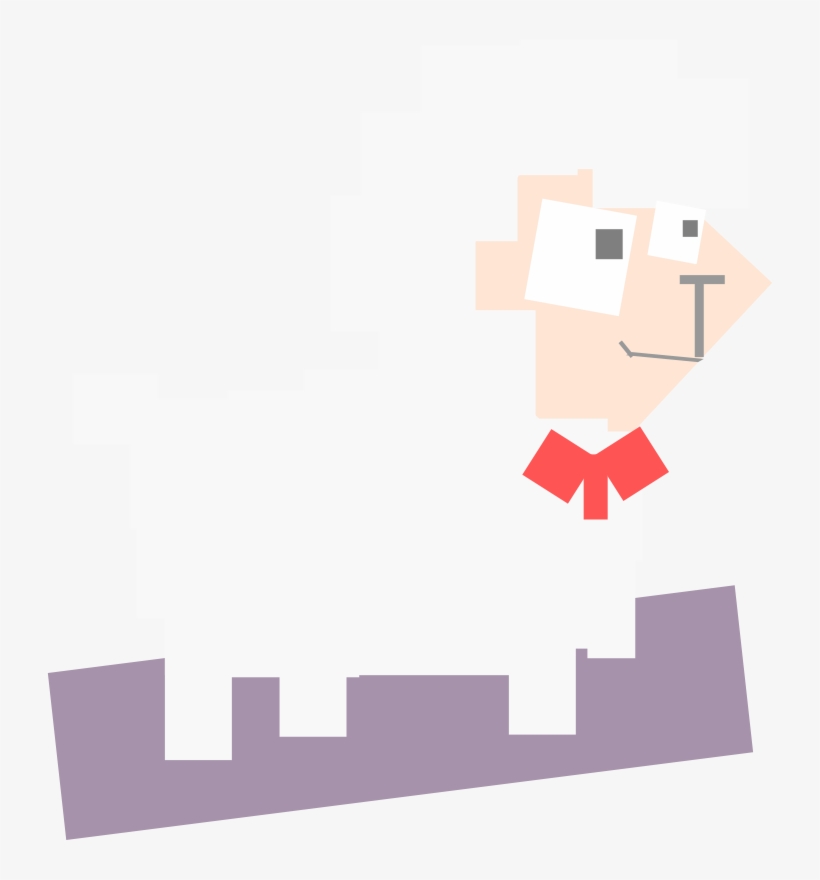 Square Sheep - Clip Art, transparent png