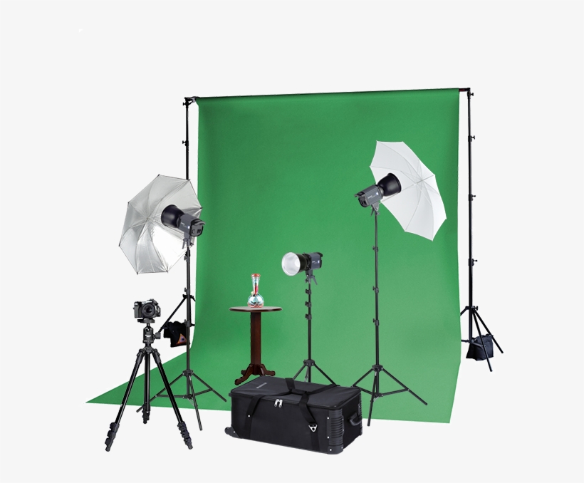 Full Service Section Studio Image On Cannabis Photography - Photoflex Muslin Backdrop (10x20', Chroma Key Green), transparent png