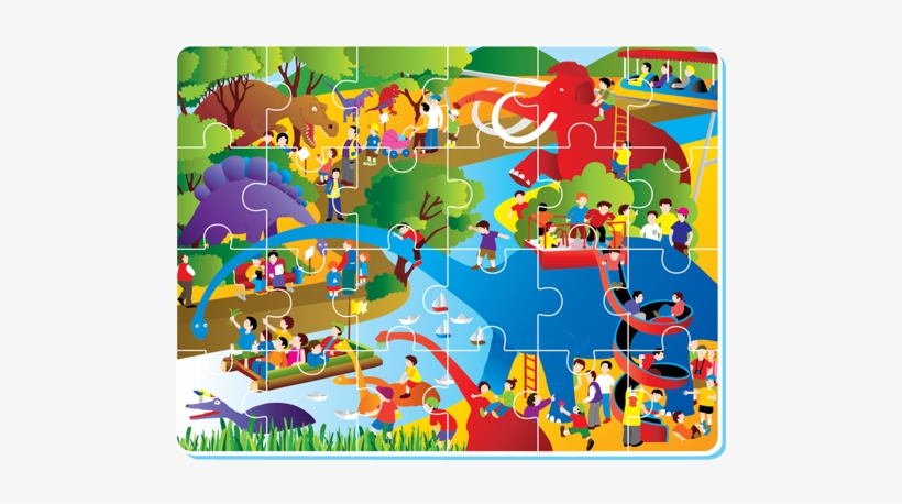 Russ El.l Puzzle 24 El. Piankowe Duże (9743), transparent png