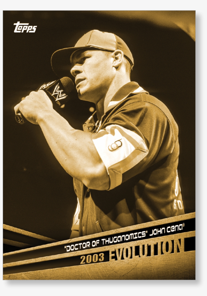 2018 Topps Wwe "doctor Of Thuganomics" John Cena Evolution - John Cena, transparent png
