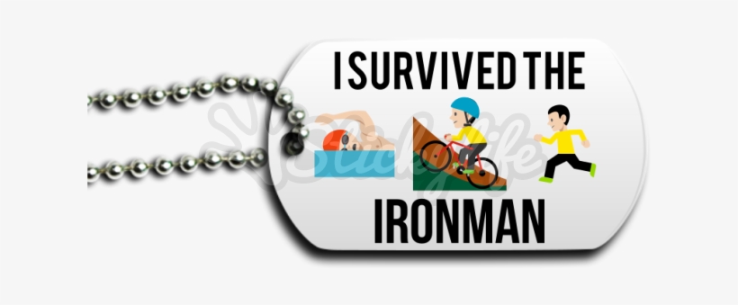 I Survived The Iron Man Dog Tag - Want Vs Need, transparent png