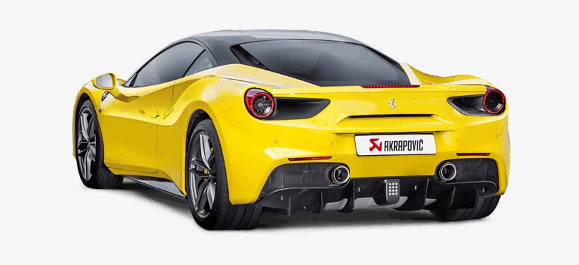 Akrapovic Ferrari 488 Gtb Titanium Exhaust System - Ferrari 488 Akrapovic Exhaust, transparent png