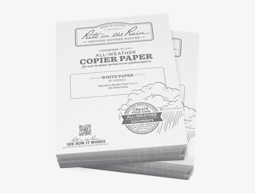 Printer Paper Bulk Rite In The Rain 8.5 X 11 Gray Copy Paper 200